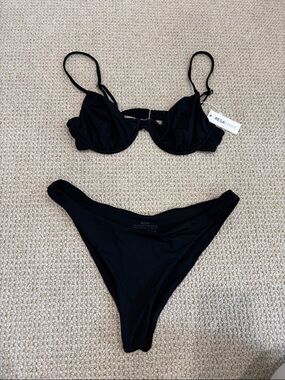 RESA Black Underwire Two-Piece Bikini Set